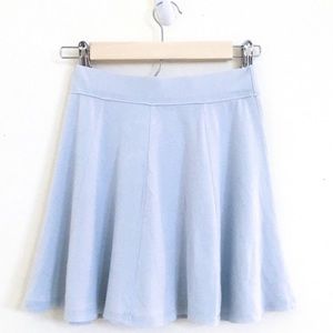 Light Blue Skater Skirt